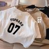 Korean Style Boys' Short Sleeve T-shirt - Summer 2024 Pure Cotton Toddler Top