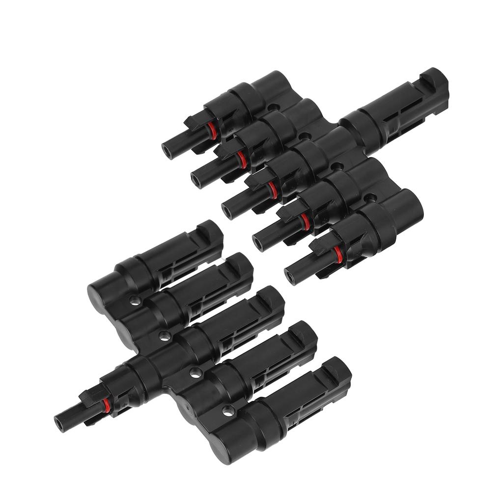 2PCS Branch Connector 5 to 1 Photovoltaic Cable Connecting Pipe for Solar Energy Panel Solar Branch Connectors Branch Connector