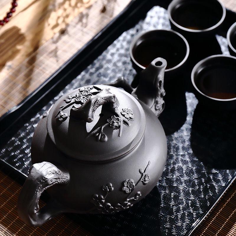 Large Capacity Purple Clay Teapot and Gongfu Tea Set