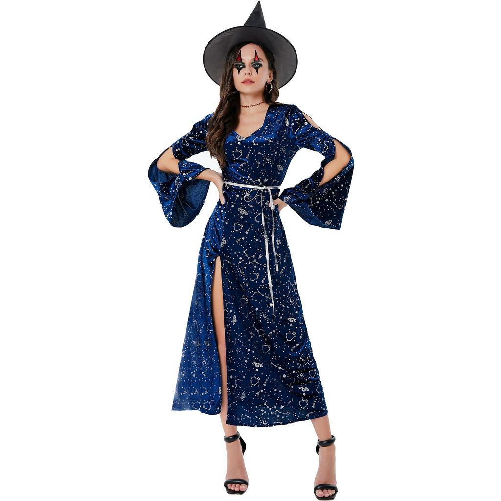 Witch Costume, Evil Witch Dress Cospay Cosplay Halloween Witch Costume