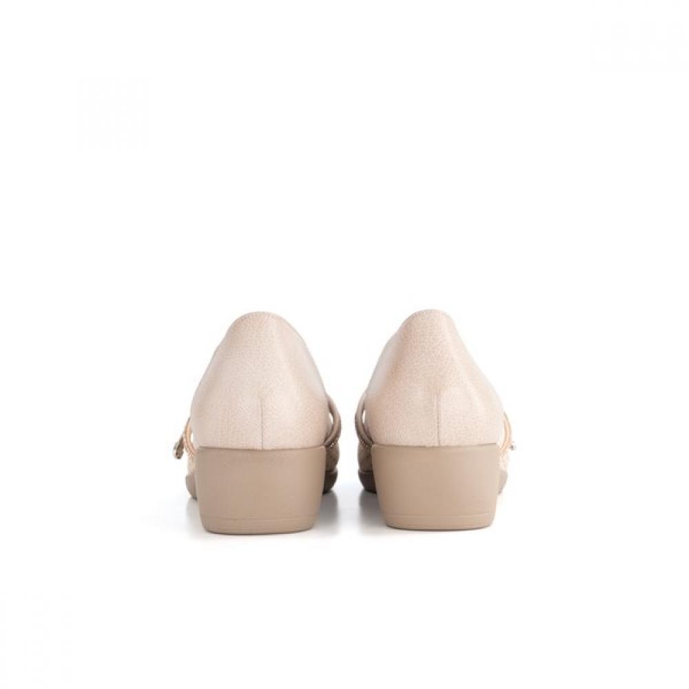 VAINER Women Comfort Shoes Beige Punching 347f0v18d