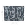 Housse Unité Extérieure de Climatiseur Robuste Imperméable Anti-poussière Polyester 74x54x26cm Gris Camouflage Toutes Saisons