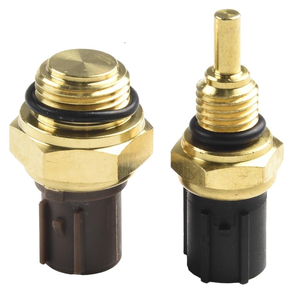 Accessories Car Set Of 2 Temp Sensor Black+Gold For Accord 2004-2005