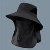 Outdoor UV Protection Bucket Hat – Lightweight Sun Hat with Neck Flap Coverage for Hiking, Fishing