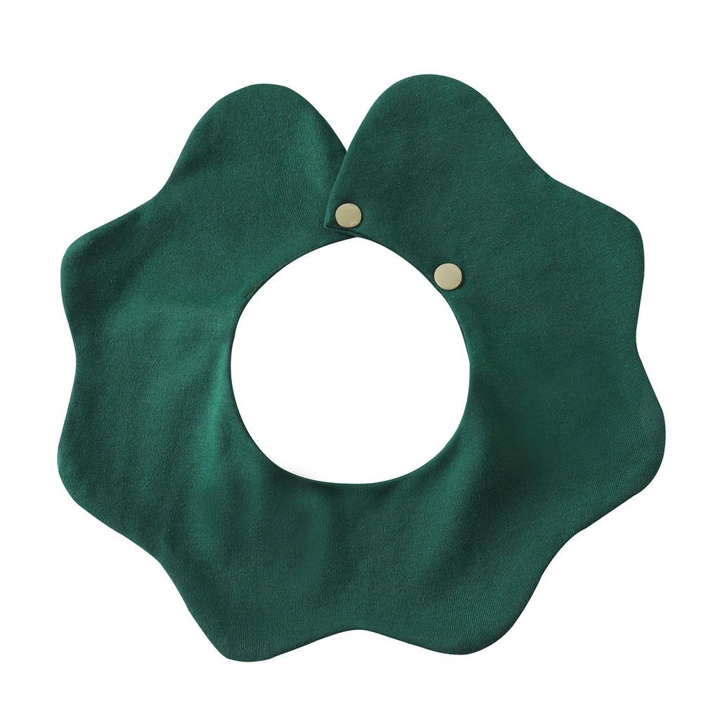 100% Cotton Baby Drool Bibs Soft Cloud 360° Wave Design Comfortable Drool Bandana for Infants Newborns