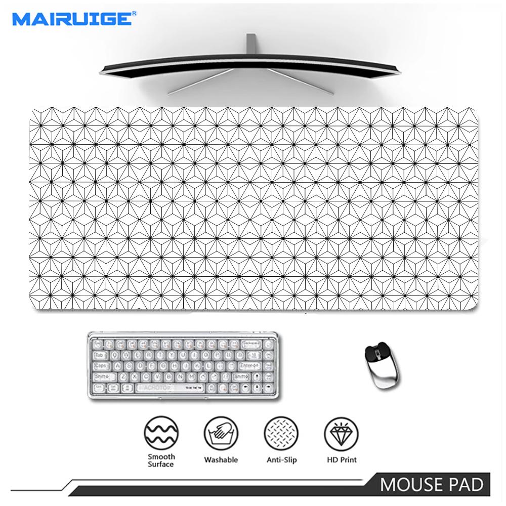 Line texture design Mouse Pad Large XXL Gaming carpet Rubber Lock keyboard Desk Mat Computer playmat Gamers work tablet office