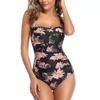 2023 Trendy Backless Ruffled Women's One-Piece Tankini Swimsuit