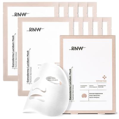 R&W Genoderma Luciderm Reishi Moisturizing Mask Pack, 10 Pieces, 1 Box
