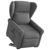 VidaXL Electric Recliner Dark Grey Fabric 3303395