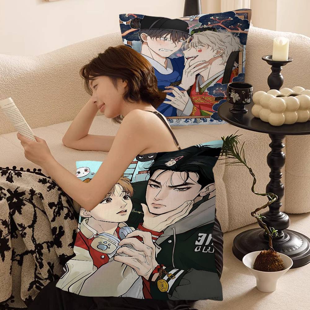 Comic Low Tide In Twilight Decorative Room Aesthetics Pillow Case Home Decor Bedroom Sofa Bed Couch Pillow Cover 45x45