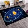 Zonnestelsel Planeet Print Vloerkleed Antislip Vloermat Kinderkamer Ruimte Thema Tapijt Woonkamer Huisdecoratie