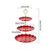 Cake Makaron Tray Stand Fruit Tray Cupcake Display Stand Cake Display Stand Plastic Dried Fruit Tray Party Table Decoration