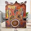 Aboriginal Dreamtime Story Decken eignen sich für Wohnzimmer, Schlafzimmer, Camping und andere Orte und sind somit eine ideale Wahl für Geschenke.