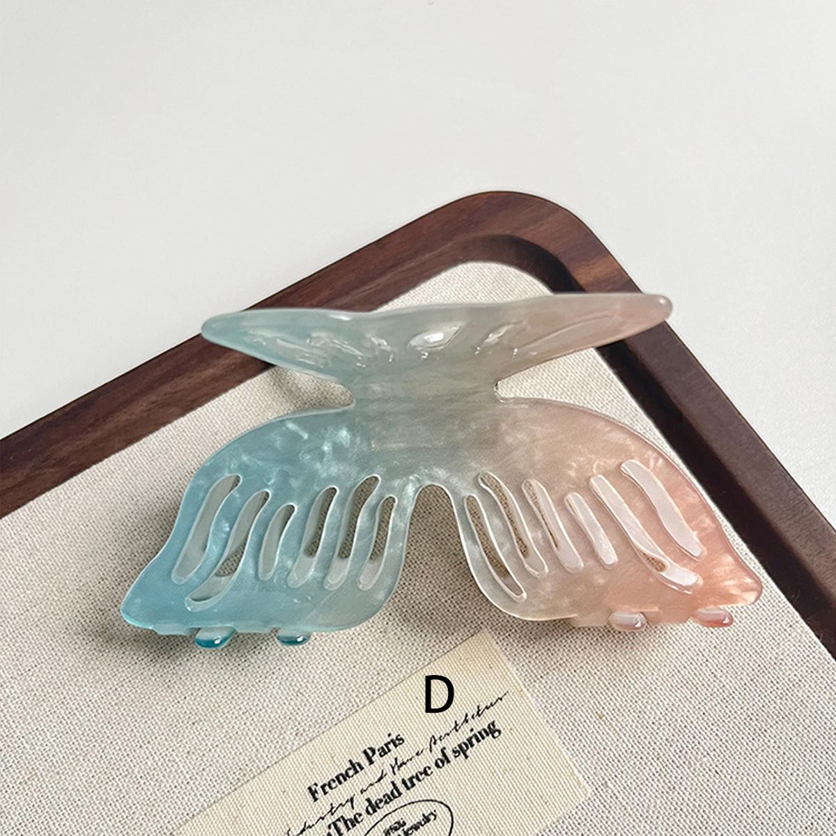 

1 шт. Заколка-краб для волос в виде ракушки из серии Океан для девочки, новый французский стиль, высококлассная заколка для волос для заднего пучка