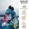 1 Stück Stitch-Druckdecke - Weiche Ganzjahresdecke für Wohnzimmer, Schlafzimmer, Personalisierbares Geschenk mit entzückendem Cartoon-Design
