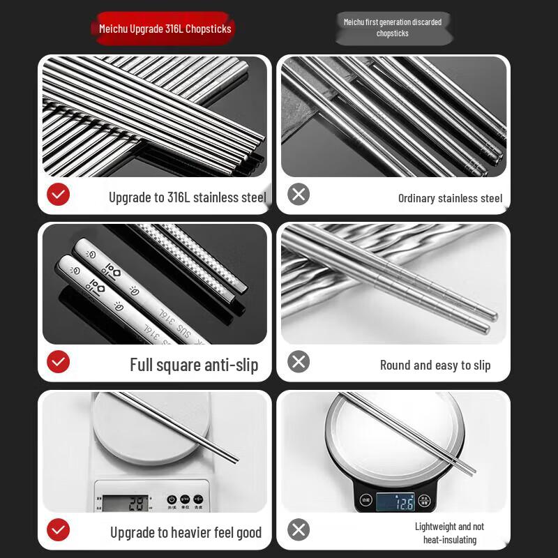 MAXCOOK Chopstick Sets