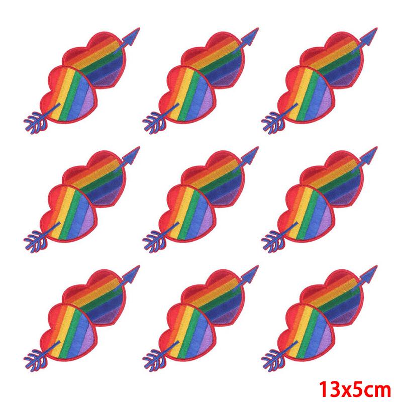 10 Pcs/lot Wholesale Embroidery Patch Iron On Patches For Clothing Patches On Clothes Jackets Decor Applique Sew Supplies