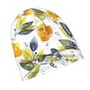 2D Flat Printing Hand-Drawn Watercolor Flowers On White Background Stylish Adult Beanie for Layering with Fall Or Winter Outfits Brings Relaxed Charm