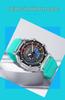 Unisex Transparent Octagonal Electronic Wristwatch: Multifunctional, Waterproof, Swimming-Compatible, Best-Selling Design