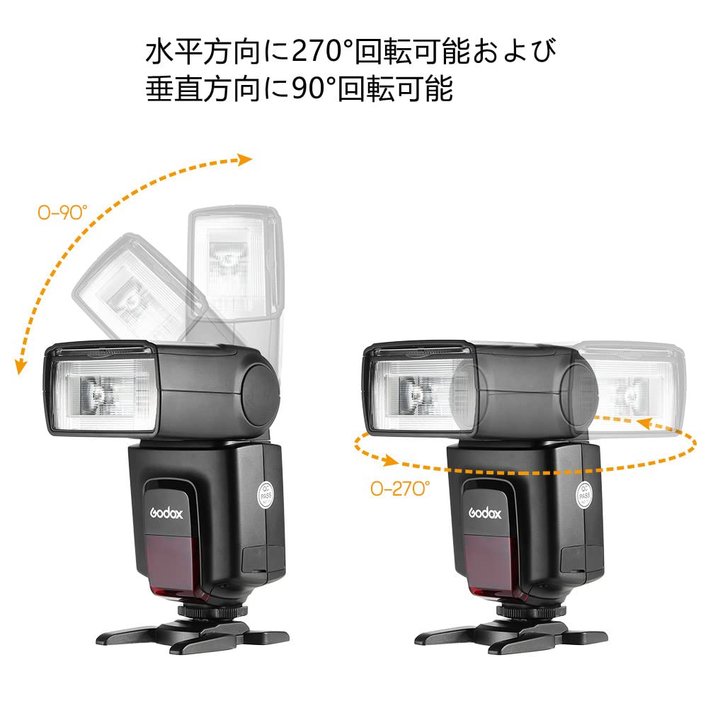 Godox TT520 Flash Speedlite for Cameras and SLR Cameras with Trigger Guide Number Mode Compatible with AT-16 Transmitter, 33, S1/S2 Support, 2.4G