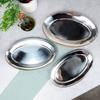 3x Steel Serving Tray, Platter, Dish Platter, Snack Platter