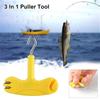 1Pcs Multifunctional Carp Fishing Tool 3 In 1 Line Stripper New Fishing Knot Puller  Remove Coated