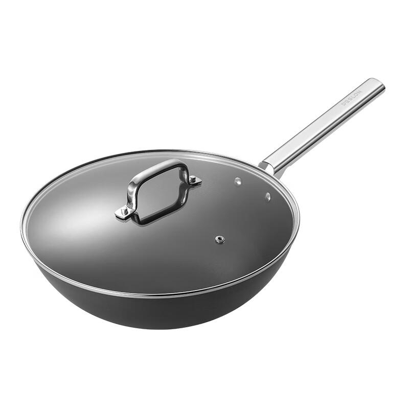 

Deslang Titanium-Iron Non-Stick Wok 32cm