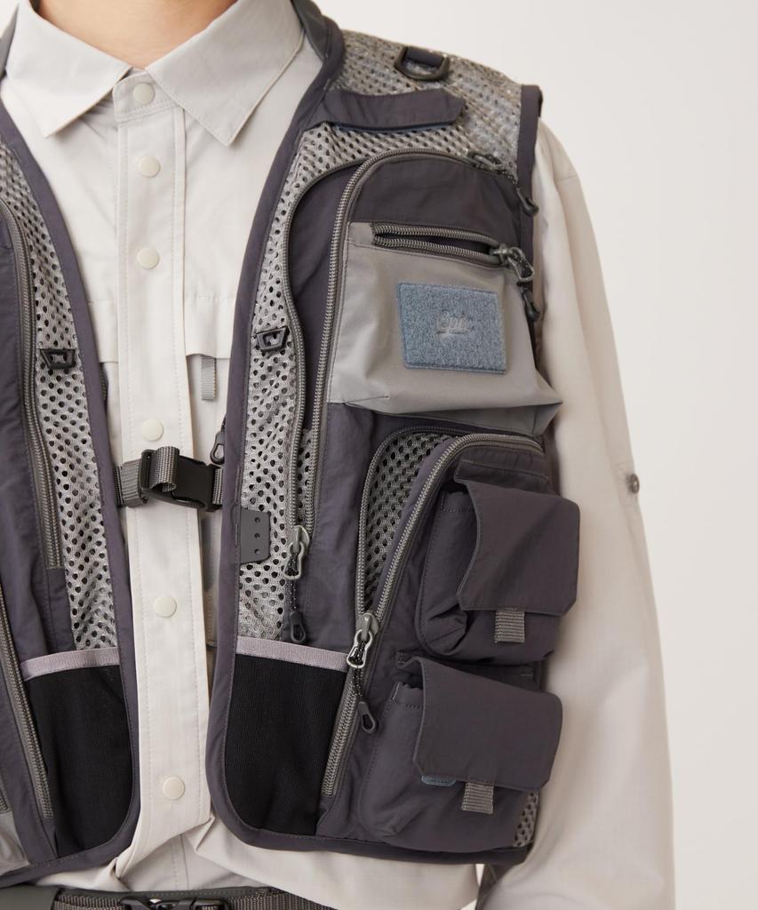 Snow Peak Oreti Vertical Pocket Vest Outerwear Vest GREY L EP-VT-26SU001 Mid-layer Men's Women's