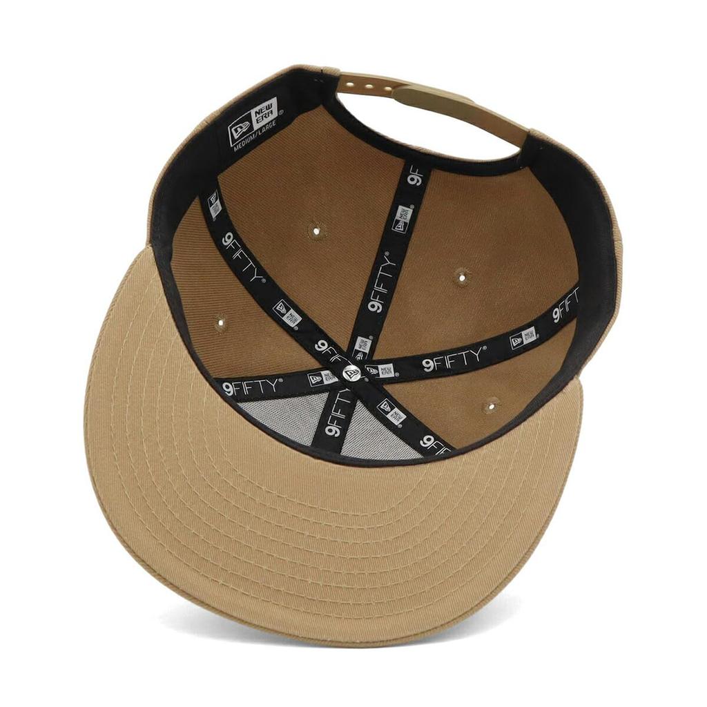 New Era 9FIFTY NE Logo Khaki Cap ML 950 NELOGO KHA WHI 25J