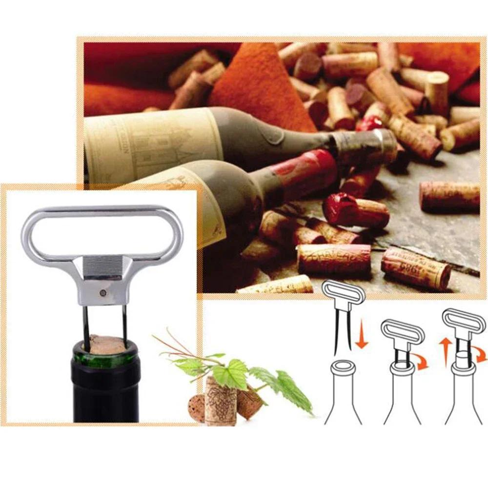 Wine Bottle Opener Pumps Cork Waiters Corkscrew Out Tool Handheld Labor-saving Type Corks Pulle Foil Cutter Accessories