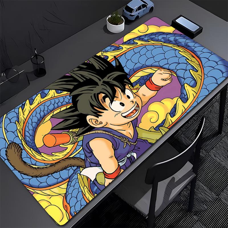 Mouse Pad Large Dragon Ball Anti-Slip Rubber Gaming MousePad Durable Desk Pad for Office and Gaming PC Carpet HD Anime Mousepad