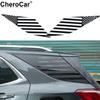 Black Rear Quarter Window Trim Sticker Decal For Chevrolet Equinox 2017+ US Flag