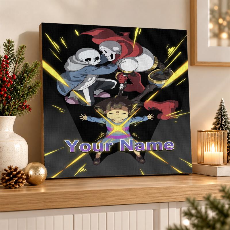Undertale Custom Name Text 5D Diamond Painting Kit DIY Full Drill Diamond Art Decoration