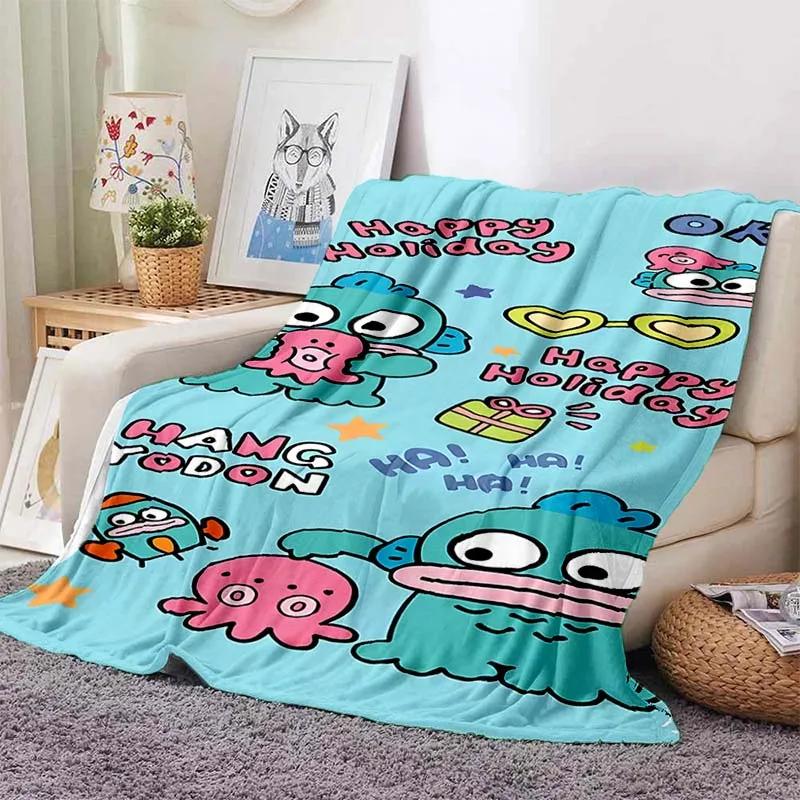 17 Styles Hangyodon Cartoon Blanket for Sofa King Size Cute Soft Flannel Throw Fluffy Bed Blanket New Born Winter Blanket Gift