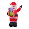 Exterior Christmas Inflatable Santa Claus Large 180cm Polyester Decoration for Garden Lawn Party Home Event