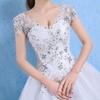 2025 Plus Size Lace Dreamy Wedding Dress for Women - Off-the-Shoulder, Long Train, French Style, Spring/Summer