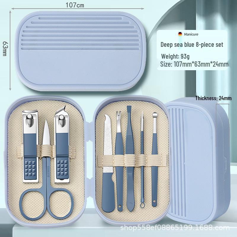 Spot Stainless Steel Nail Clipper & Manicure Set (8-14 Pieces)