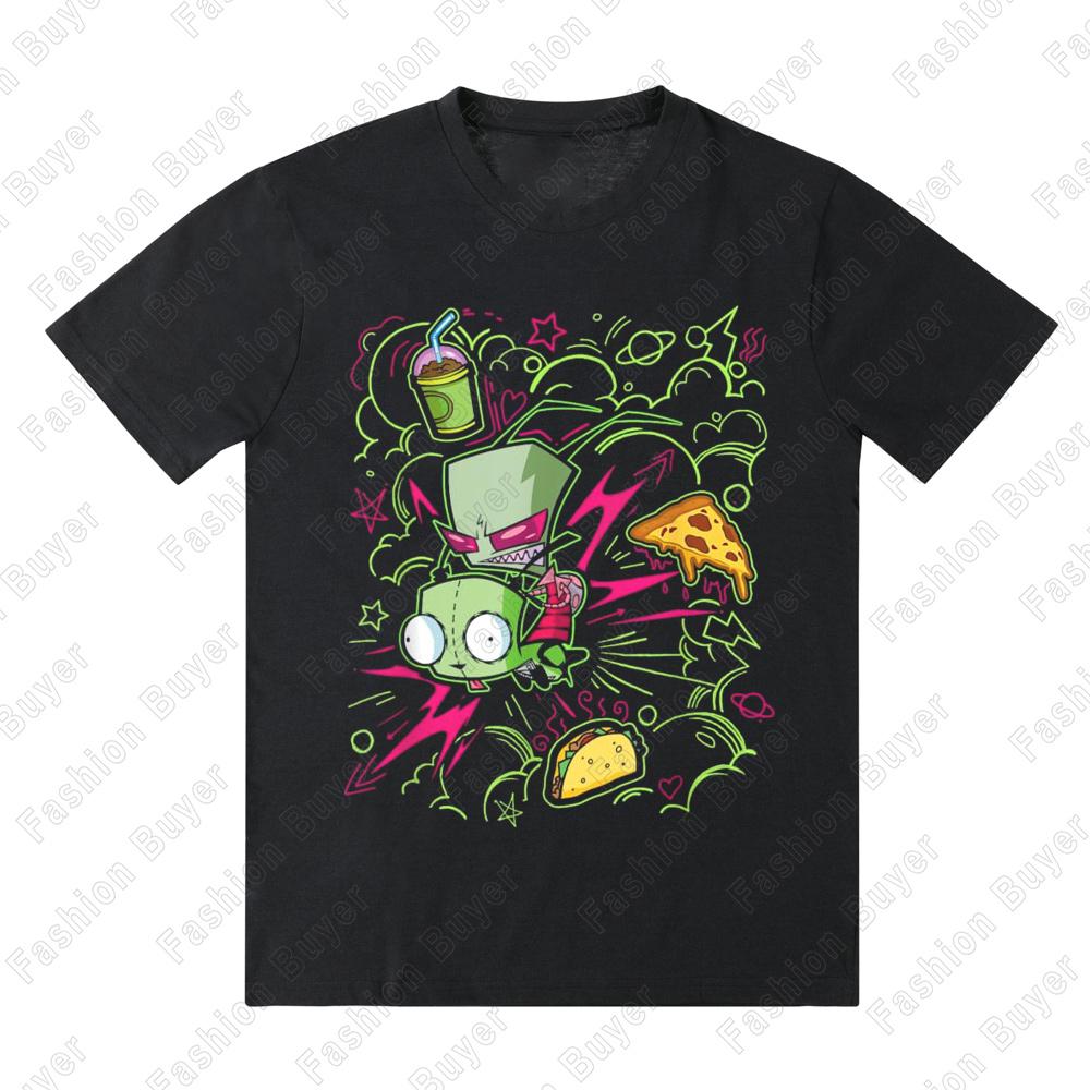 Vintage Courage The Cowardly Dog Cartoon Print Short Sleeve TShirt Retro Unisex Graphic Tee s Nostalgia Summer Streetwear Top