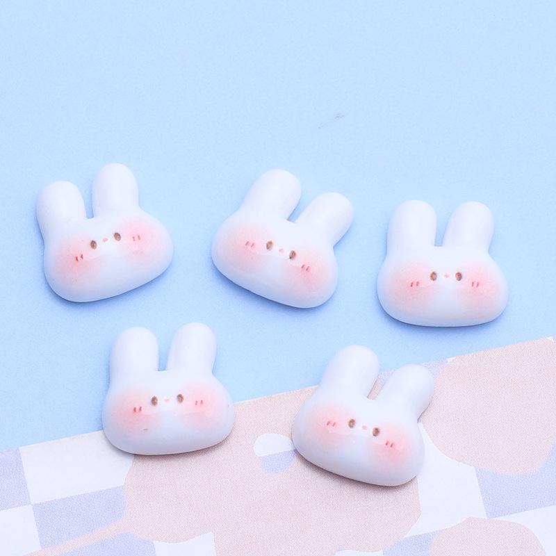 Red-Faced Rabbit Glossy Nail Art & DIY Cream Glue Resin Accessories