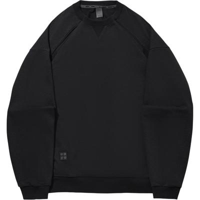 Li Ning Kung Fu Series Loose Round Neck Pullover Versatile Casual Soft Sweatshirt Unisex Sweatshirt AWDW205-3