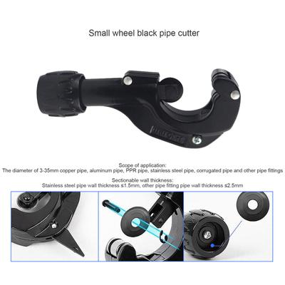 Roller Type Tube Cutter 3-35mm Bearing Pipe Cutter Stainless Steel Tube Shear Hobbing Cutting Blades Refrigeration Tool