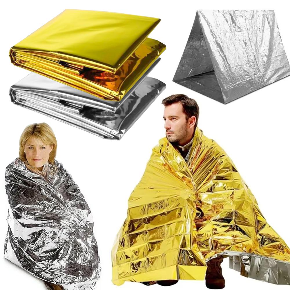 Waterproof Emergency Survival Blanket Mylar Foil Outdoor Emergency Blanket Hiking