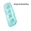 2Pcs Dental Floss Storage Box, Simple Creative Design, Portable Oral Care Organizer for Travel & Business