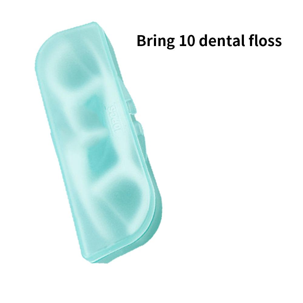 2Pcs Dental Floss Storage Box, Simple Creative Design, Portable Oral Care Organizer for Travel & Business