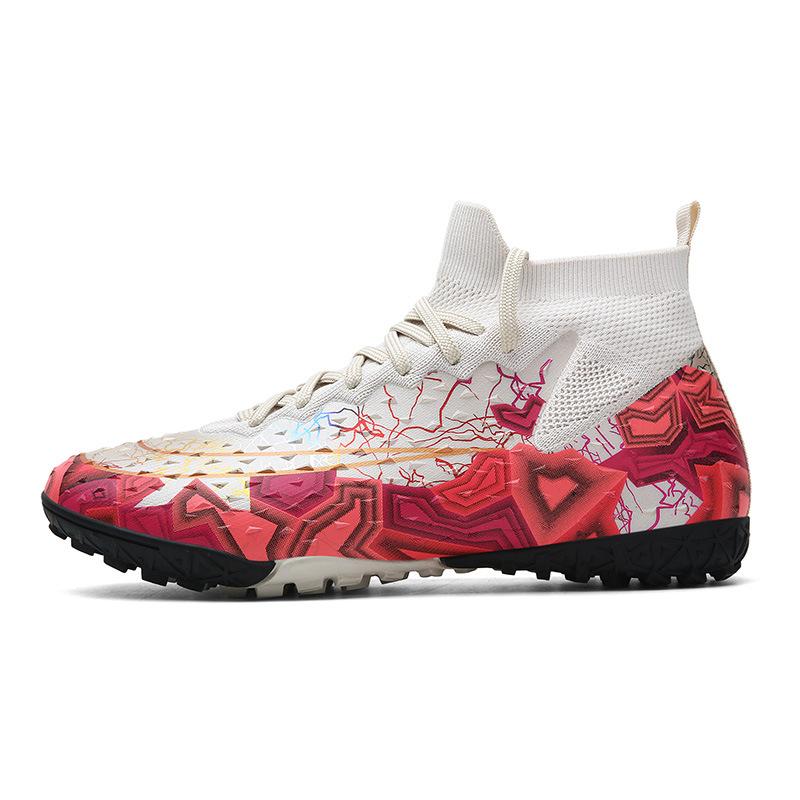 New High-Top Football Shoes, Youth Long Broken Nails, Outdoor Professional Game Training Football Shoes