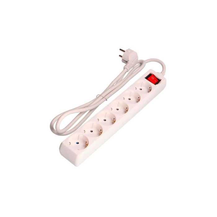 Bloc EDM - 6 Prises Avec Interrupteur - 16A - 1,5m - 41012