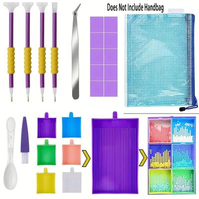 Κιτ αξεσουάρ ζωγραφικής με διαμάντια DIY για χρήση με χάντρες κοσμημάτων από στρας διαμαντιών