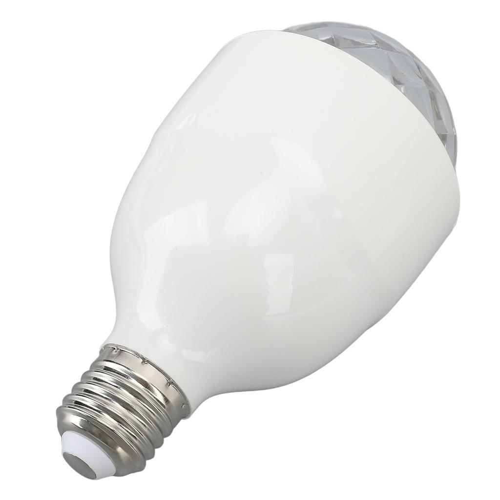 Diskokule Lampepære E27 Lydaktivert Fjernkontroll RGB LED Strobelys Pære for Fest