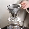 Stainless Steel Coffee Filtration 800 Mesh Coffee Dripper With Holder Coffees Drip Mesh Kitchen Coffee Strainer Coffee Accessories