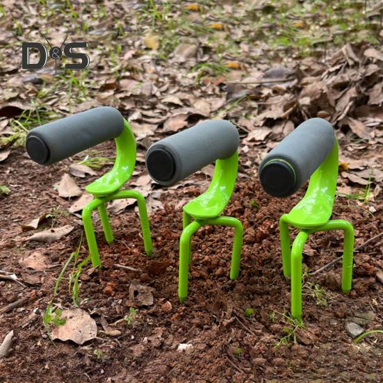 Cultivador manual de acero de fácil montaje, cultivador giratorio para jardín, aireador de césped, herramienta de jardinería manual